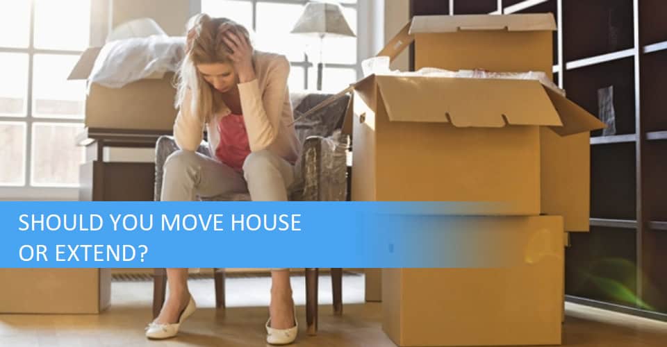 woman sitting with boxes